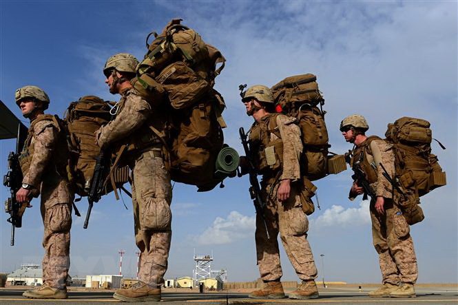 Binh sĩ Mỹ tại Afghanistan.