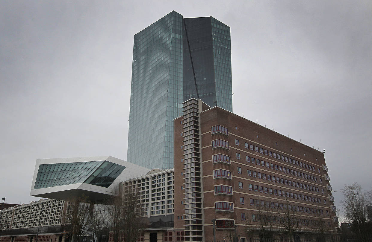 Trụ sở Ngân hàng Trung ương châu Âu (ECB) tại Frankfurt am Main, Đức.