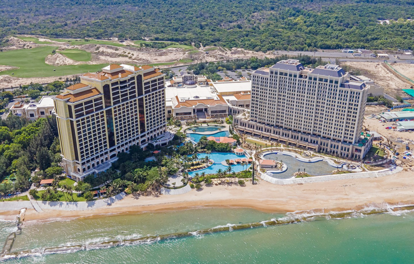The Grand Hồ Tràm resort & casino đầy đủ dịch vụ phục vụ khách nghỉ dưỡng.