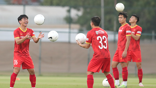 Đội tuyển Việt Nam tràn đầy tự tin cho trận đấu cùng Malaysia.