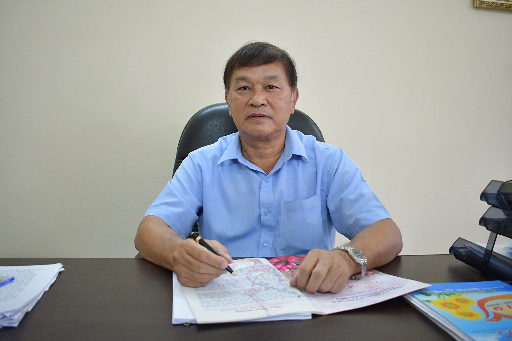 Nhà báo Phan Đức Hiền, Chủ tịch Hội Nhà báo tỉnh