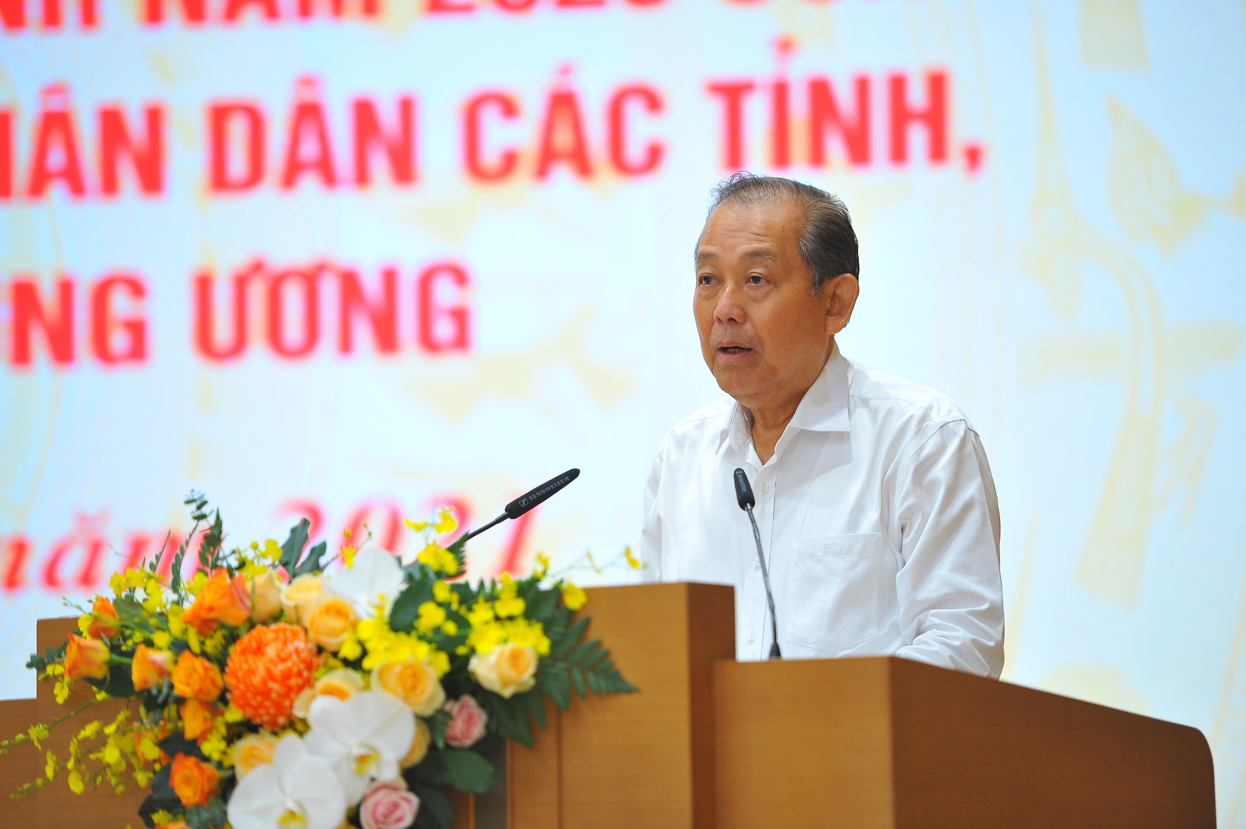 Phó Thủ tướng Trương Hòa Bình khẳng định, Chỉ số SIPAS và Chỉ số PAR Index đã trở thành công cụ quản lý hiệu quả kết quả CCHC. Ảnh: LÊ SƠN