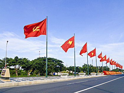 Đường Võ Nguyên Giáp, cửa ngõ thành phố Vũng Tàu.