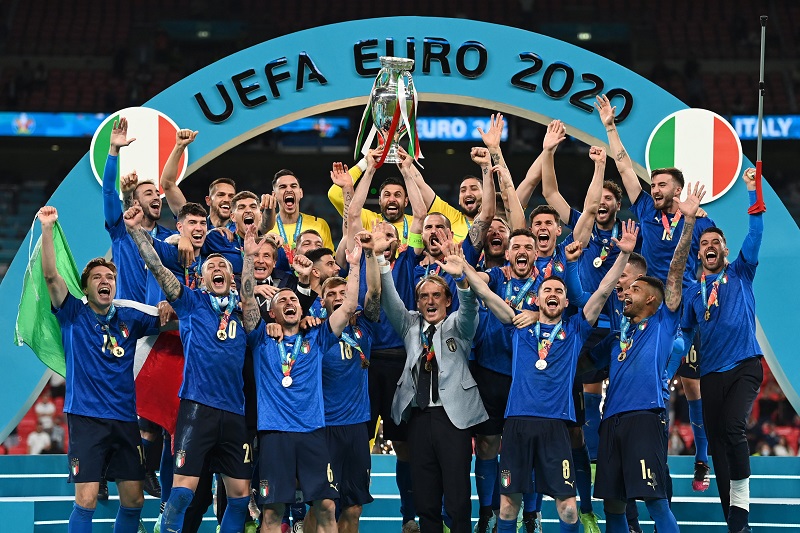  Italia – Nhà vô dịch EURO 2020 (12/7/2021).