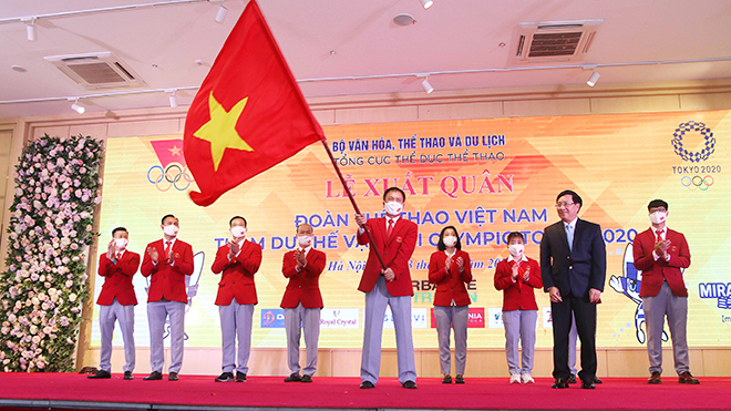 Đoàn thể thao Việt Nam có 18 vận động viên tham dự, tranh tài ở 11 môn thể thao tranh tài tại Olympic Tokyo 2020.