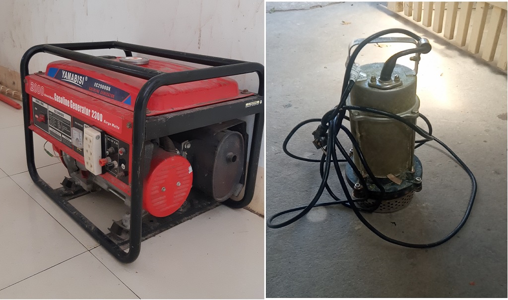 Các tang vật bị thu giữ