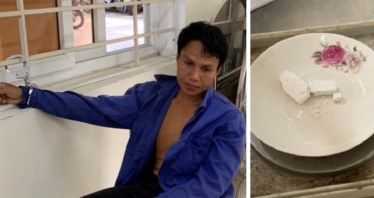 Đối tượng Lữ Văn Bốn cùng tang vật