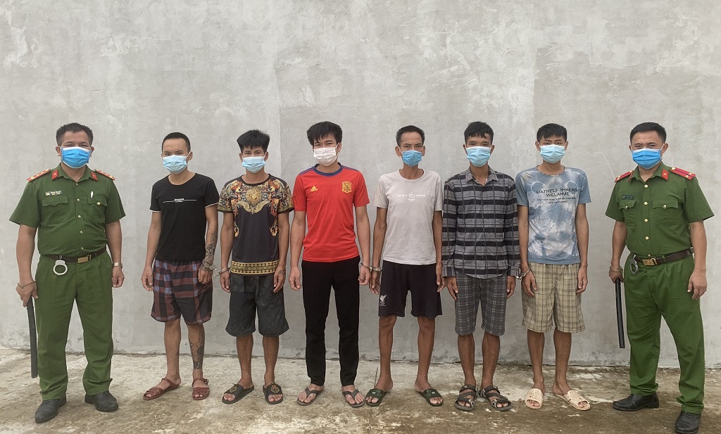 06 đối tượng phạm tội về ma túy đang bị tạm giữ  