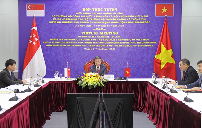 Bộ trưởng Tô Lâm phát biểu tại cuộc họp.