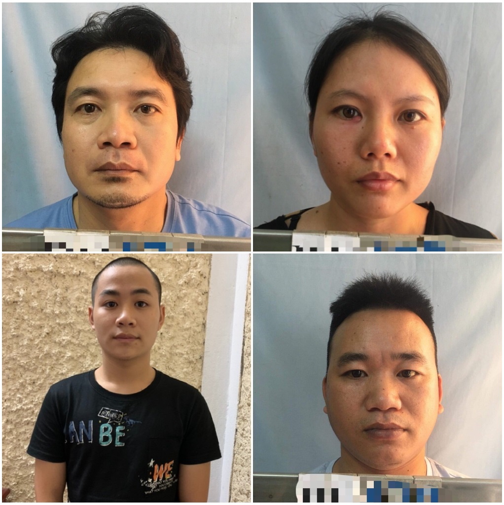 04 đối tượng: Trần Dương Công, Trần Thị Hoan, Hồ Thế Anh và Trần Văn Hổ