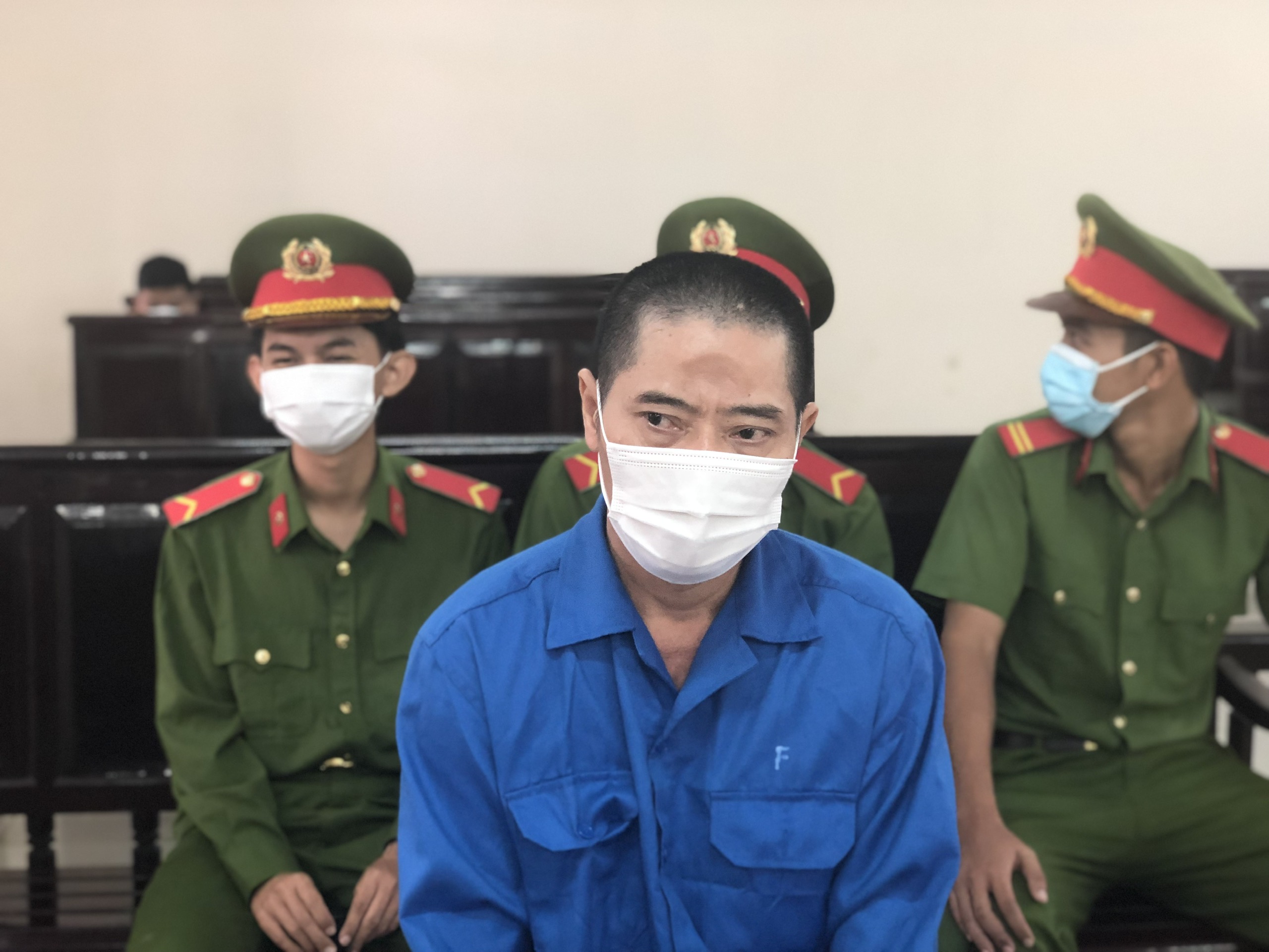 Bị cáo Phạm Văn Dũng tại phiên toà xét xử sơ thẩm.