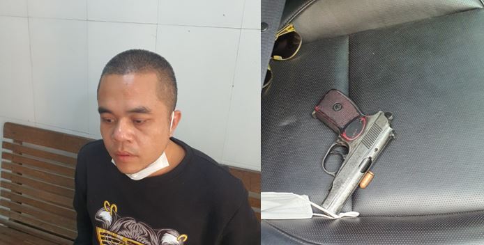 Đối tượng Đậu Đức Thuận và tang vật