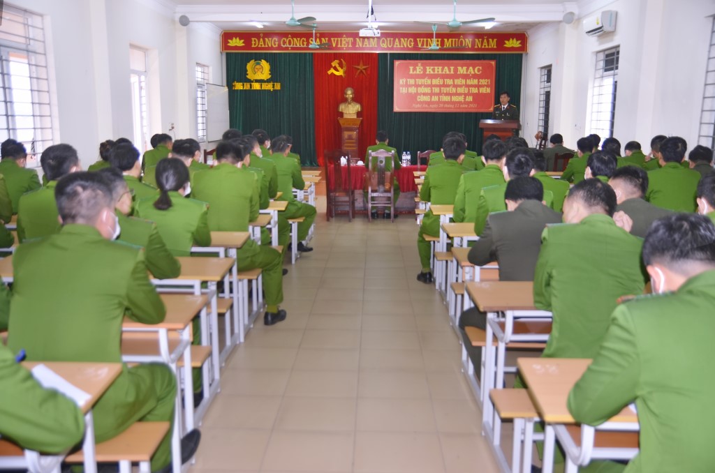 Toàn cảnh lễ khai mạc kỳ thi