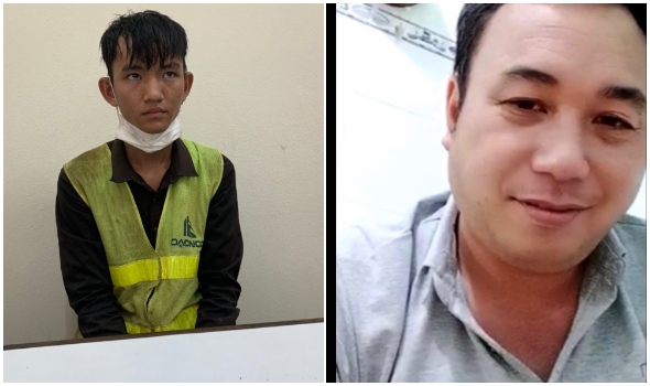 Đối tượng Lữ Văn Đạt (trái) và Trương Xuân Vũ