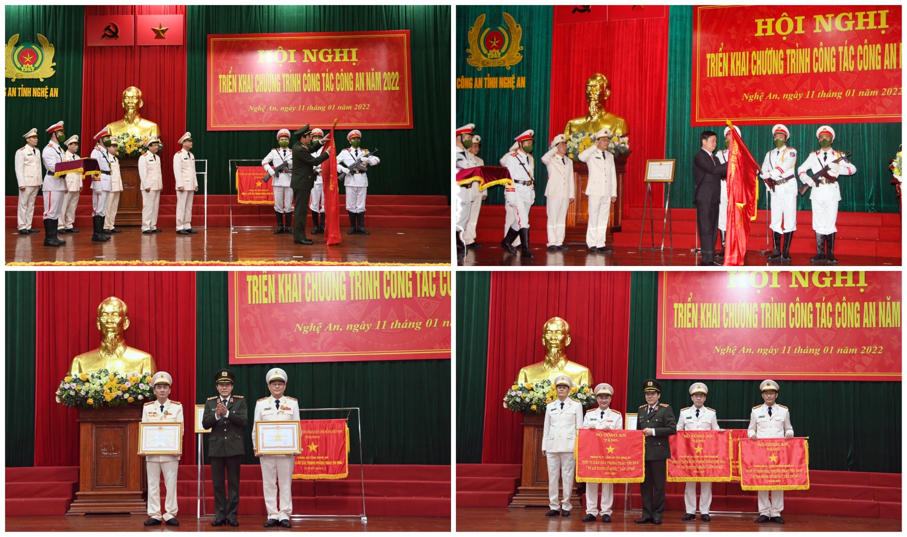Trao các huân, huy chương tặng các tập thể, cá nhân xuất sắc