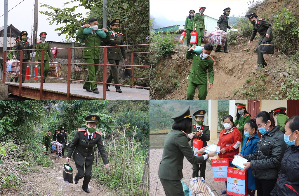 Hành trình chia sẻ yêu thương của Hội phụ nữ Công an tỉnh Nghệ An tới những hoàn cảnh khó khăn