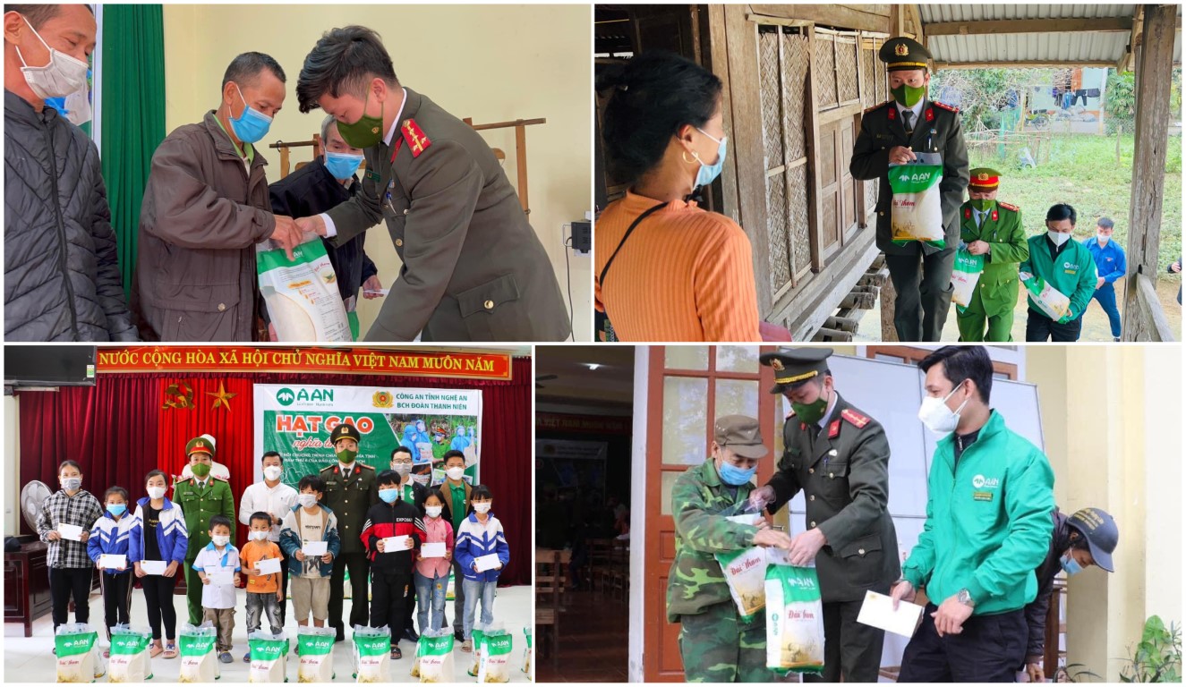 Đoàn thanh niên Công an Nghệ An triển khai nhiều hoạt động hỗ trợ người nghèo đón Tết