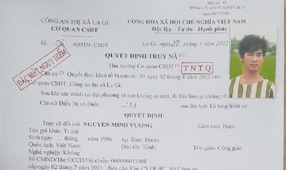 Bắt giữ thành công đối tượng truy nã đặc biệt nguy hiểm