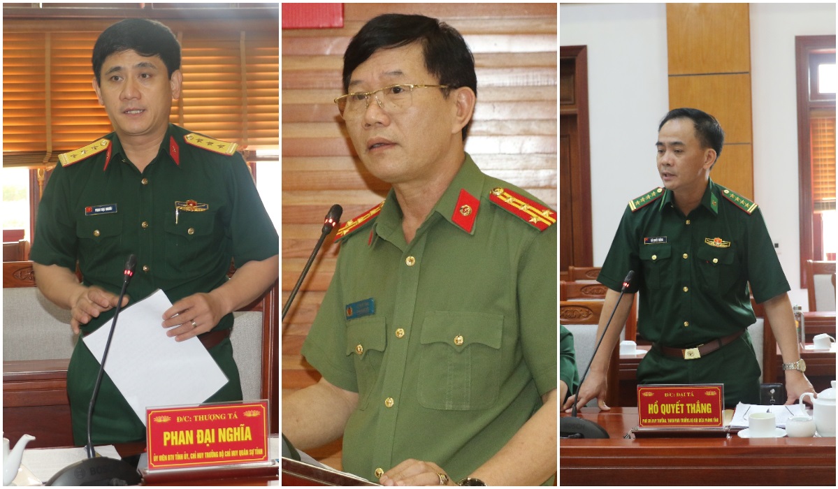Lãnh đạo 03 ngành phát biểu tại Hội nghị