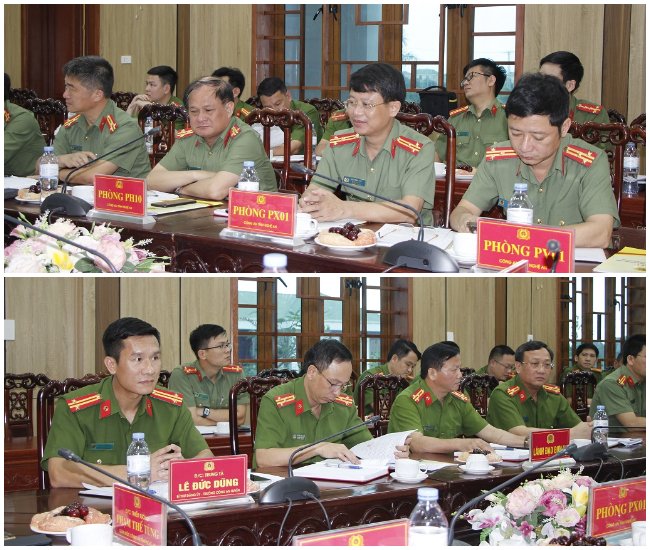 Các đại biểu tại buổi làm việc 