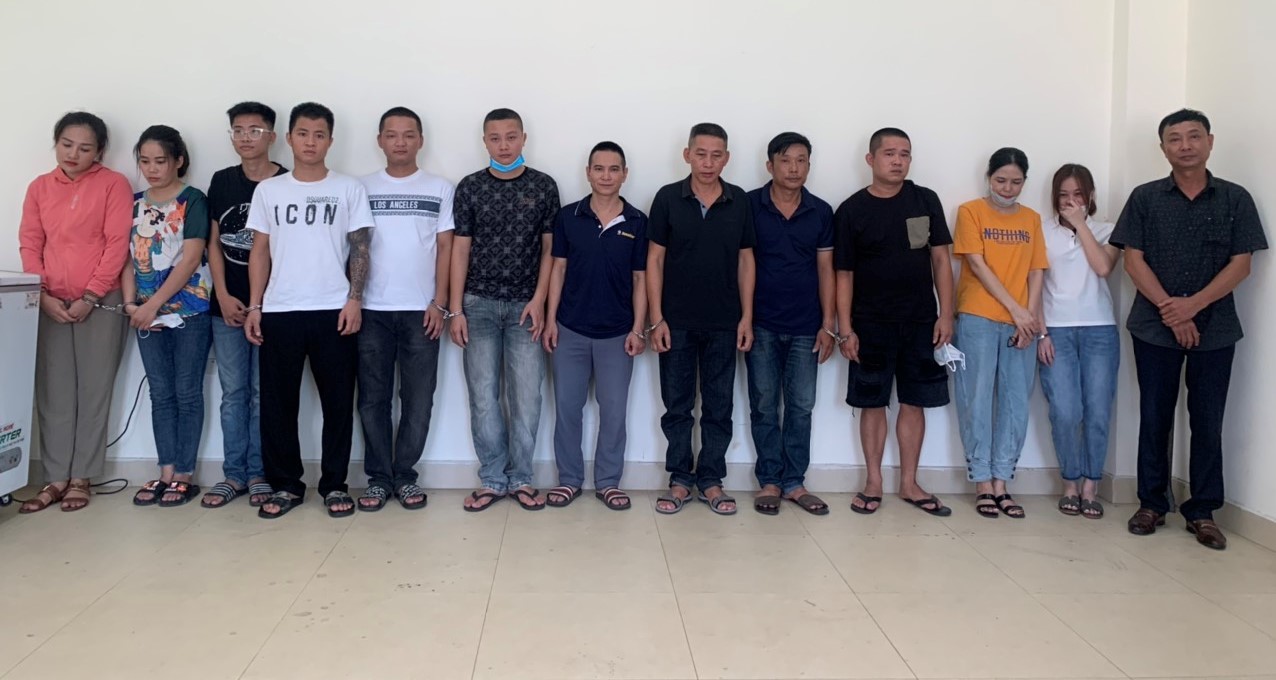 13 đối tương trong chuyên án bị cơ quan Công an bắt giữ