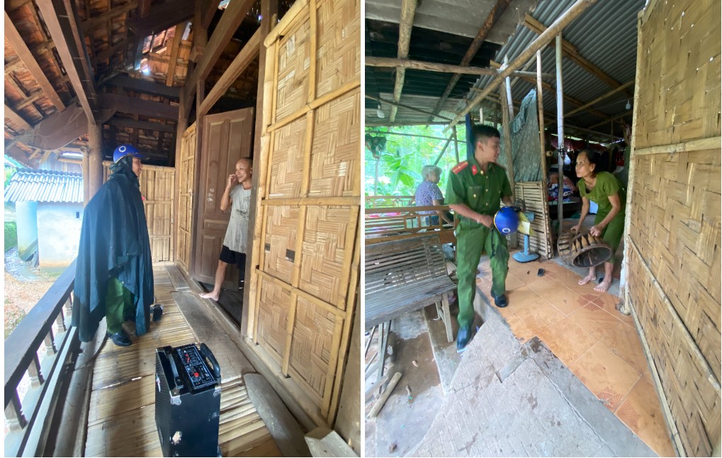 Không quản ngại khó khăn, Công an các huyện miền núi đến tận nhà tuyên truyền, vận động người dân làm thủ tục cấp CCCD