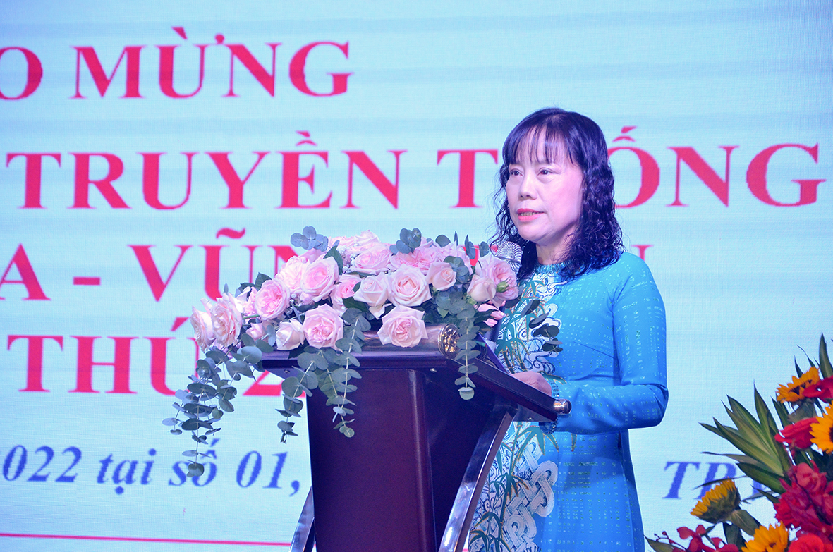 Bà Đỗ Nguyễn Hoàng Dung, Quyền Tổng Biên tập Báo Bà Rịa - Vũng Tàu thông tin về một số điểm mới trong công tác tổ chức giải.