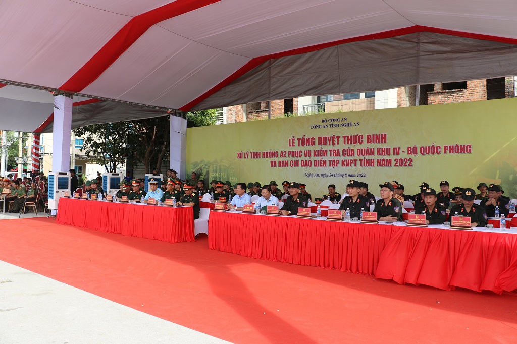 Các đại biểu tham dự buổi lễ tổng duyệt