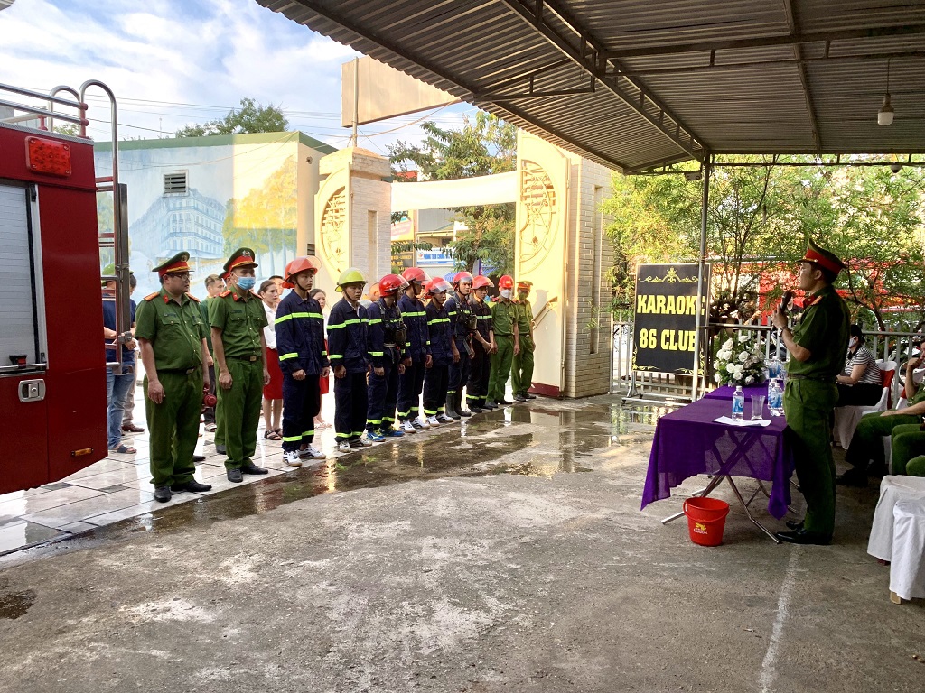 Các lực lượng tham gia diễn tập