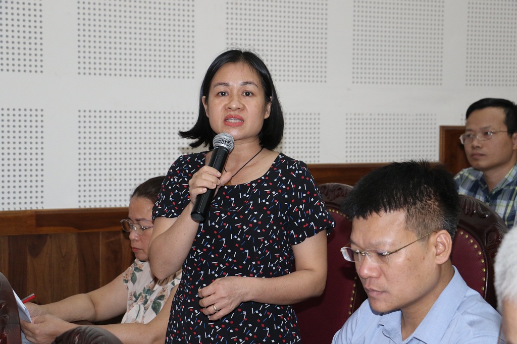 Một trong những đại biểu tại cơ sở nêu những vướng mắc trong quá trình thực hiện Đề án