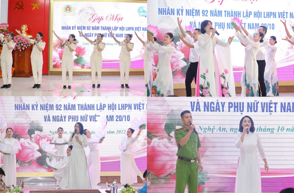 Các tiết mục văn nghệ chào mừng
