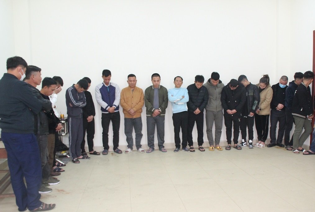Các đối tượng trong ổ nhóm đánh bạc bị bắt giữ