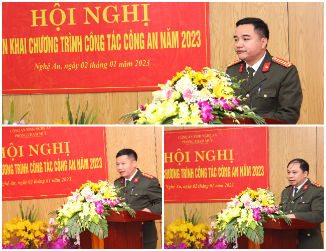 Nhiều tham luận được đại diện các đội nghiệp vụ trình bày tại Hội nghị
