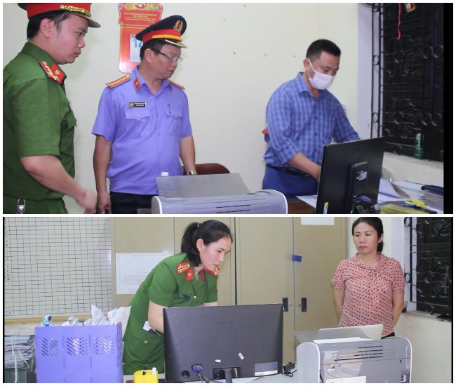 Phòng Cảnh sát điều tra tội phạm về tham nhũng, kinh tế và buôn lậu phối hợp cơ quan chức năng tiến hành tống đạt quyết định khởi tố, bắt tạm giam đối với bị can Phan Văn Nhâm - Chi Cục trưởng Chi cục Hải quan Cửa khẩu quốc tế Nậm Cắn về hành vi nhận hối lộ
