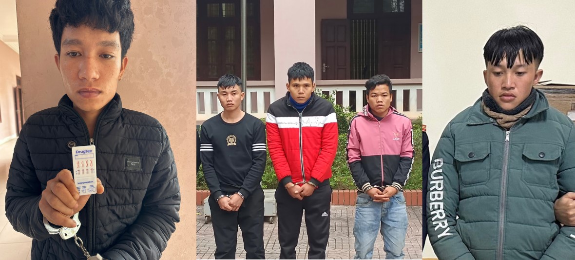 Các đối tượng bị tạm giữ hình sự