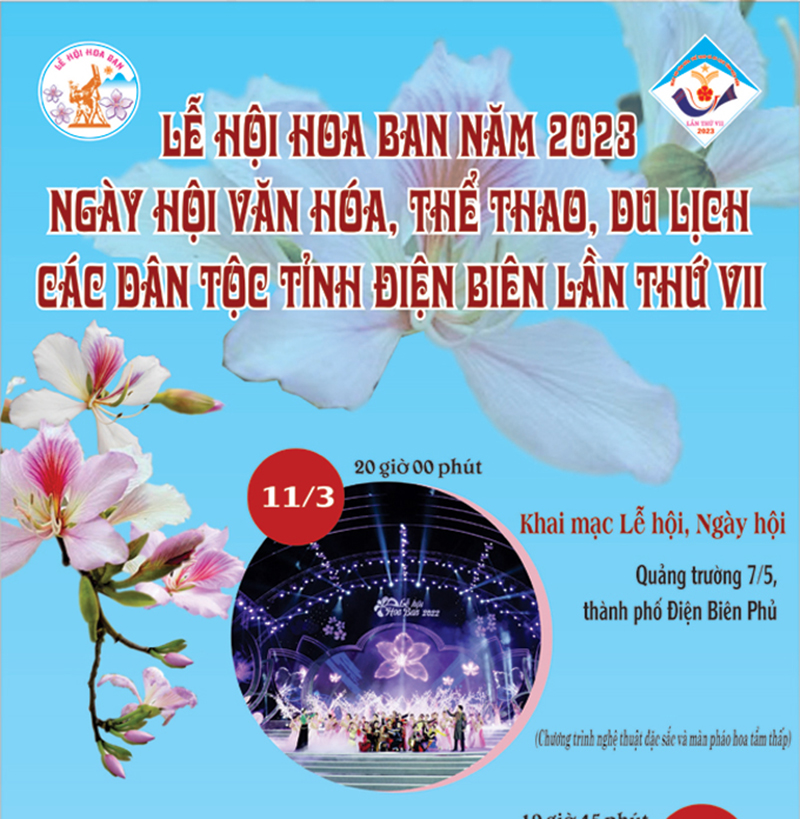 Lễ hội Hoa Ban năm 2023 hứa hẹn sẽ có nhiều hoạt động sôi nổi hấp dẫn