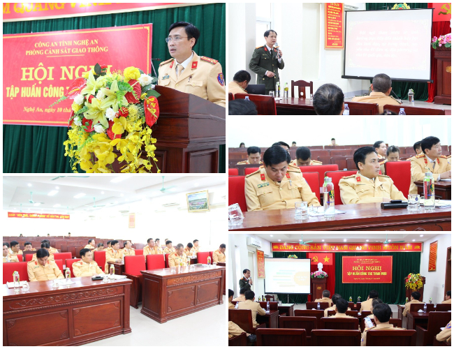 Tập huấn công tác tham mưu tại phòng Cảnh sát giao thông