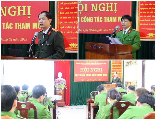 Tập huấn công tác tham mưu tại phòng Cảnh sát Thi hành án hình sự và hỗ trợ tư pháp