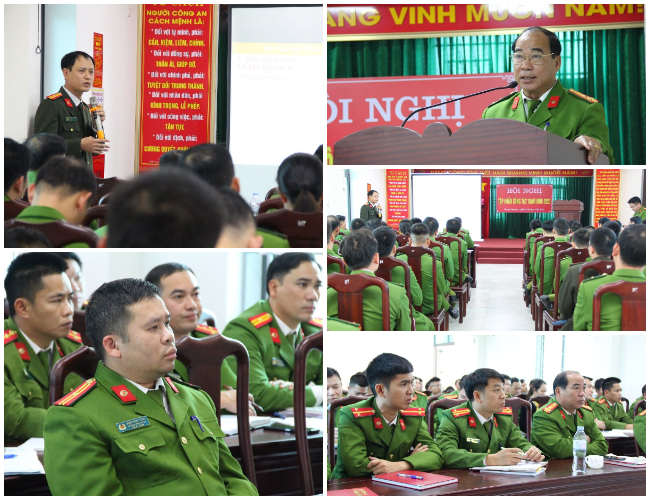 Tập huấn công tác tham mưu tại Công an huyện Thanh Chương