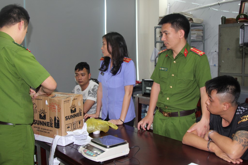 Cơ quan chức năng giám định tang vật