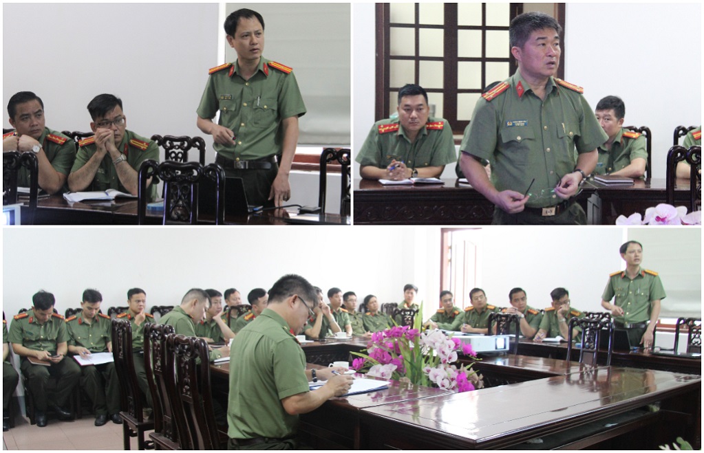 Tập huấn công tác tham mưu tại Phòng An ninh kinh tế