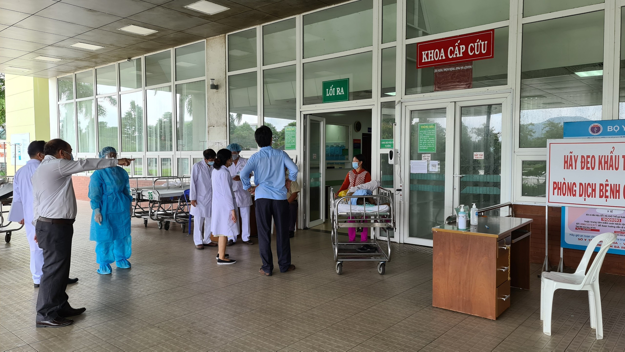 Phân luồng bệnh nhân vào Khoa Cấp cứu tại Bệnh viện Bà Rịa
