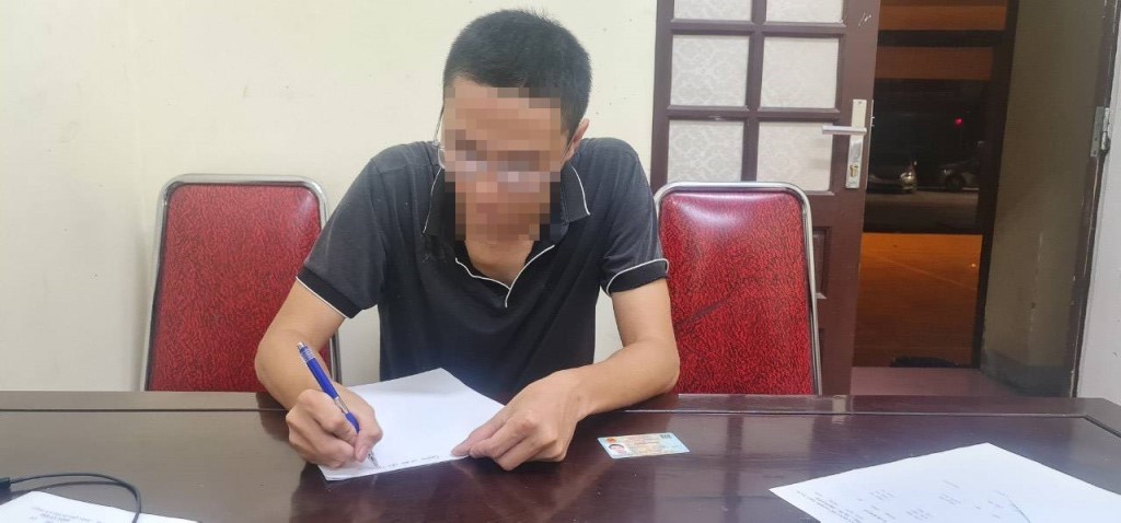 Sau khi làm việc với cơ quan Công an, N.Đ.D. thừa nhận hành vi vi phạm của mình, cam kết không tái phạm