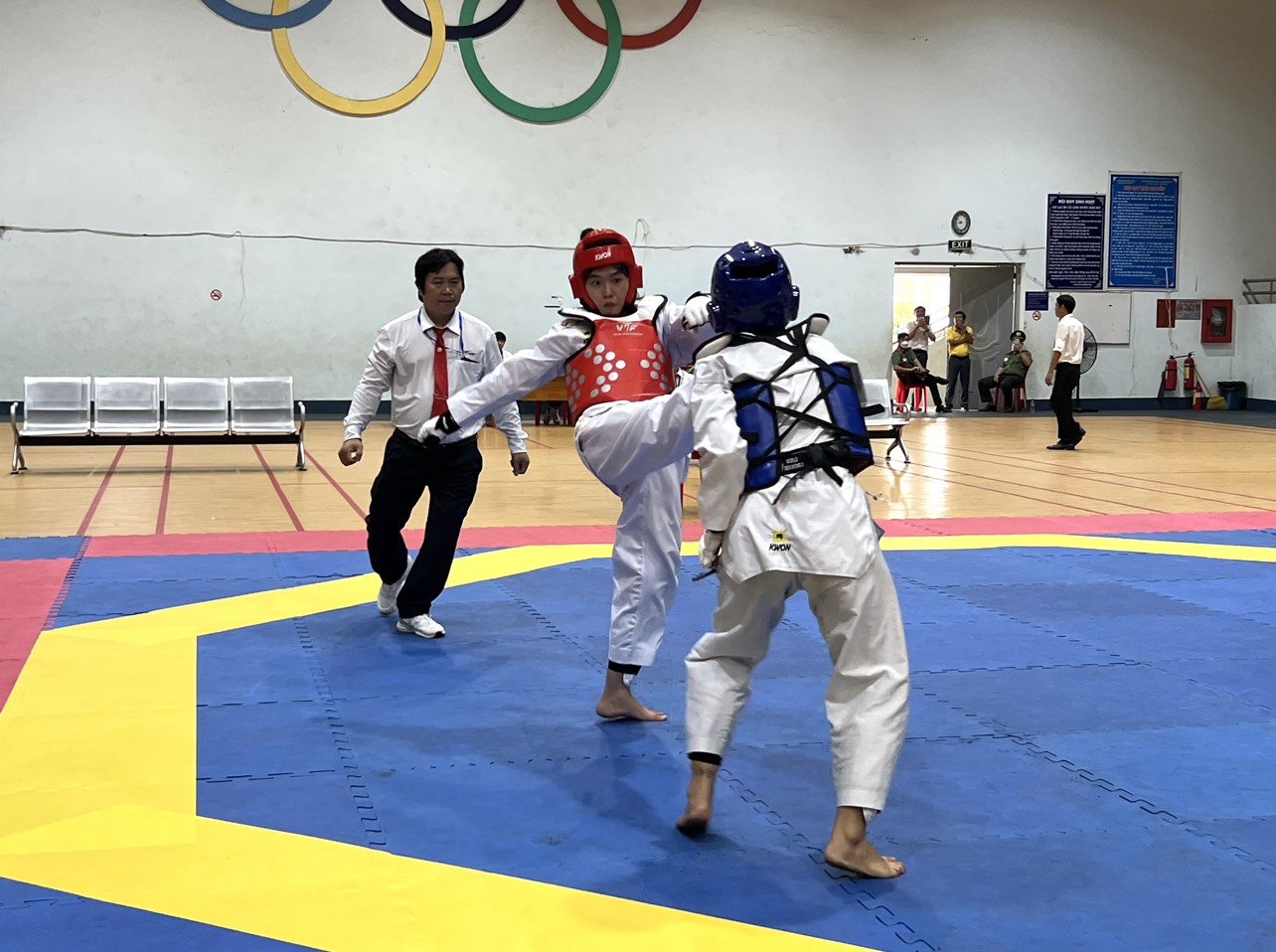 Sau 2 ngày tranh tài,Giải Taekwondo tỉnh mở rộng năm 2023 đã kết thúc tốt đẹp.