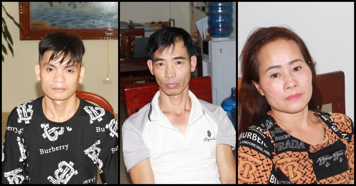 Các đối tượng Quang Văn Xây, Liêu Văn Kỳ, Phạm Thị Vui