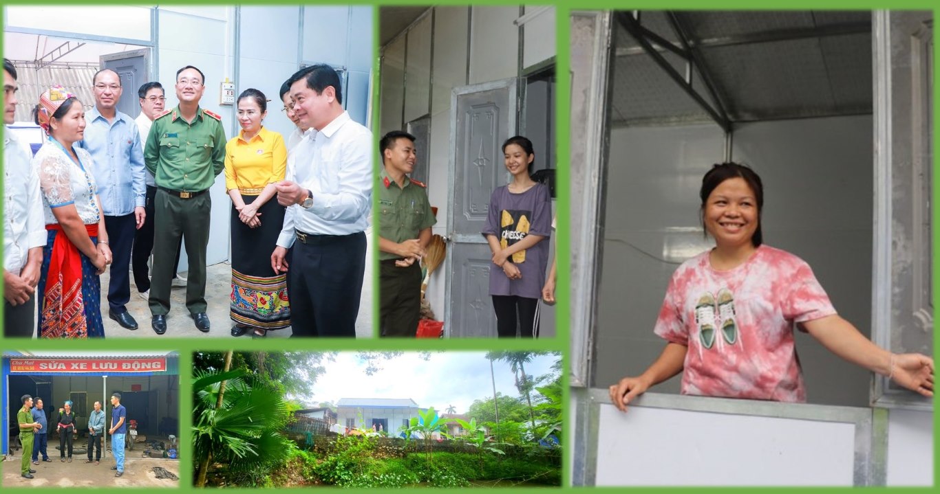 Nụ cười trong những căn nhà nghĩa tình vùng biên viễn xứ Nghệ