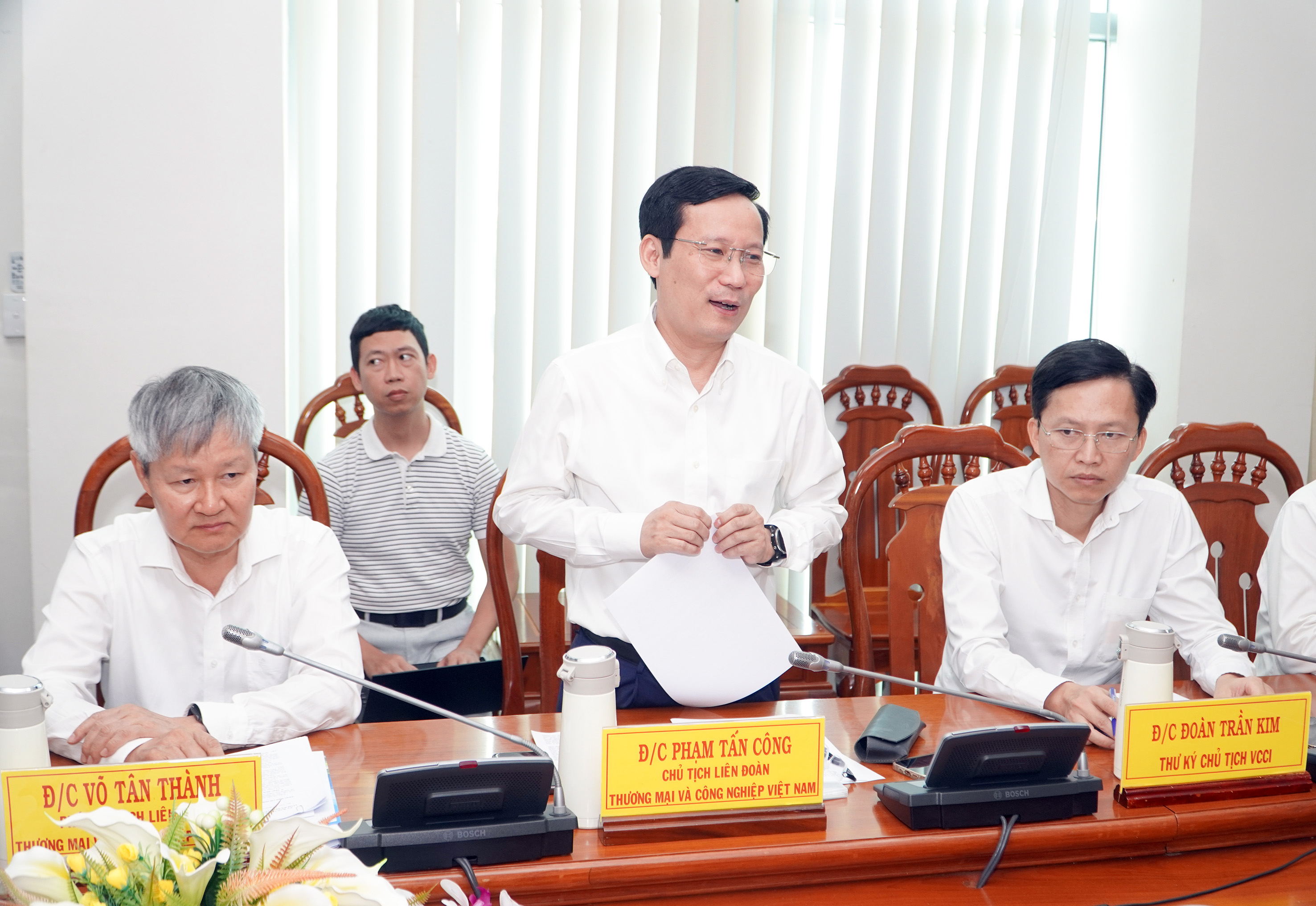 Chủ tịch VCCI đánh giá cao môi trường kinh doanh tại Bà Rịa-Vũng Tàu.