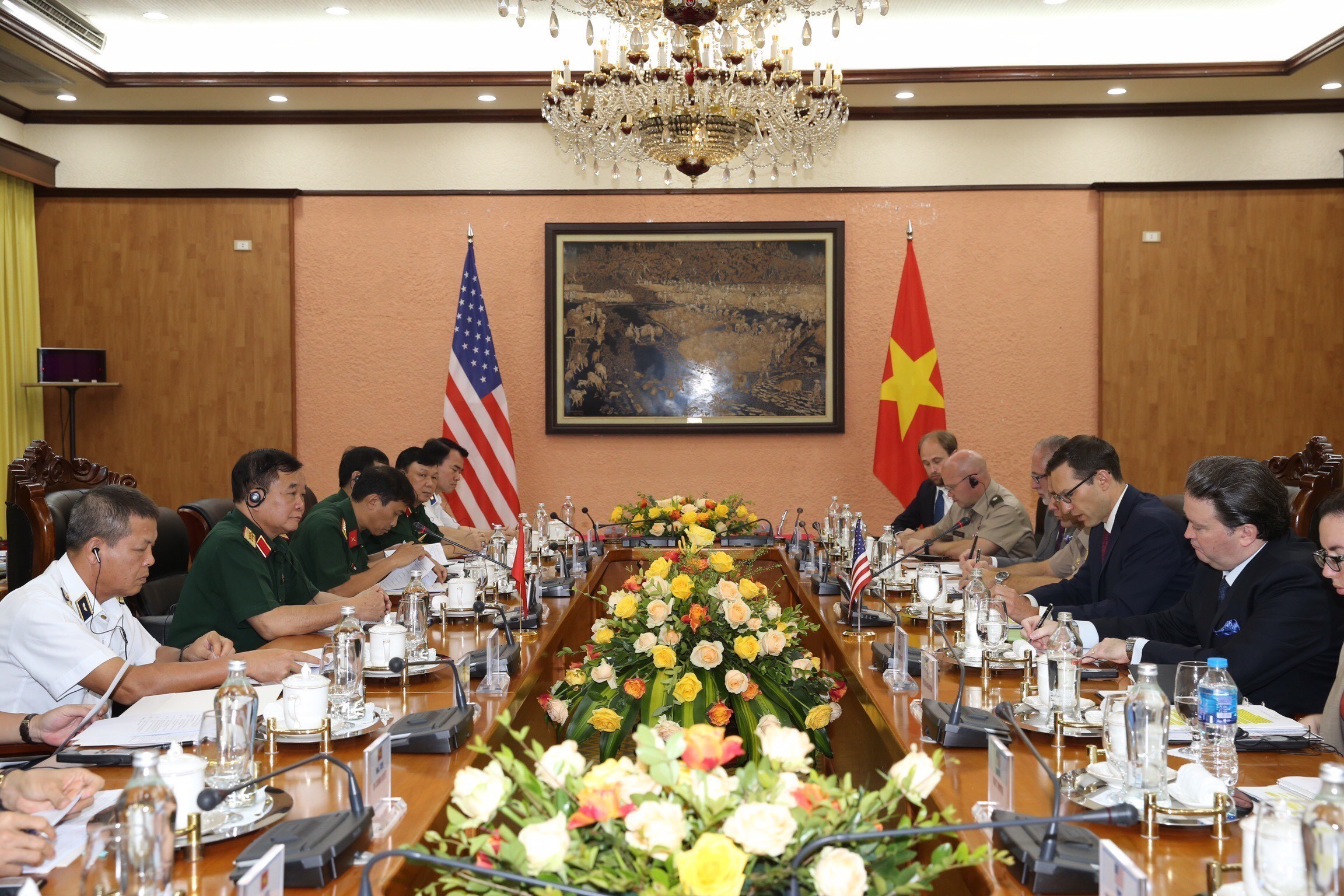 Quang cảnh Đối thoại Chính sách Quốc phòng Việt Nam-Hoa Kỳ năm 2022.