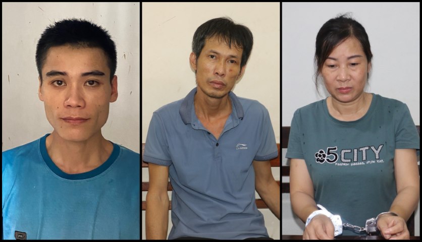 Các đối tượng Quang Văn Luận, Trương Xuân Bình, Lô Thị Huyền