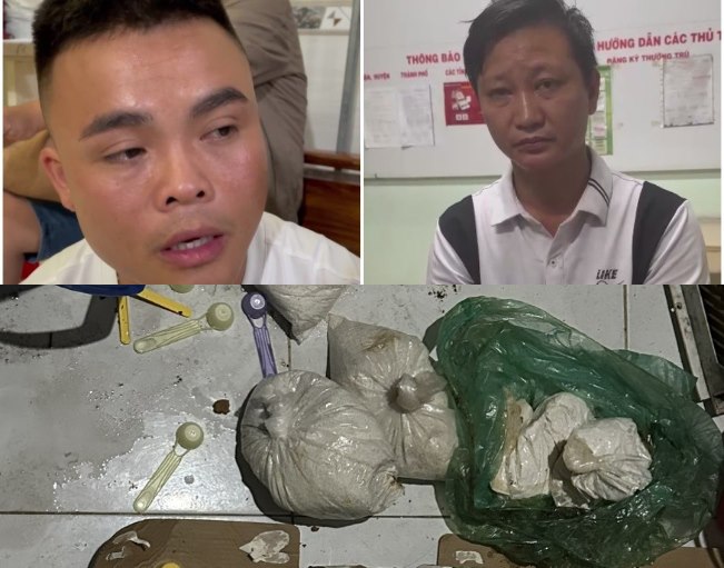 02 đối tượng Tăng Tiến Độ, Thái Công Chính và tang vật
